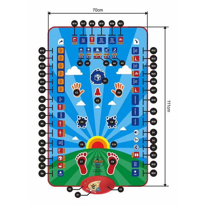 Al Tajar™ Digital Prayer Mat For Children